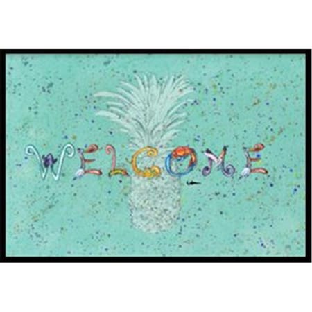 Carolines Treasures Pineapple Indoor Or Outdoor Doormat, 24 x 36 in. CA75155